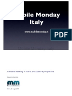 2008-05-26 Il mobile banking in Italia. Situazione e prospettive - Fiamma Petrovich - Comm Strategy