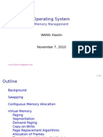 Operating System: Memory Management