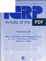 ICRP 89 - Reference Anatomical and Physiological Values in Radio Protection