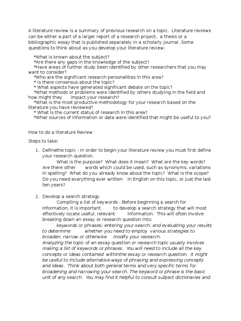 The importance of the review of related literature in your research study picture