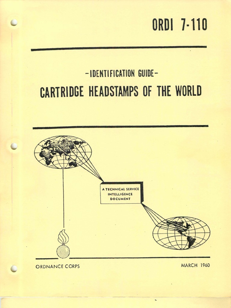 Cartridge Headstamps Og the World Identification Guide