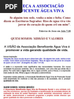 CONHEÇA ASSOCIAÇÃO BENEF ÁGUA VIVA 5 sem fotos