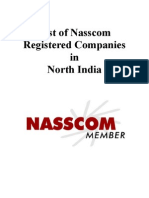 List of Nasscom Registered Companies in North India