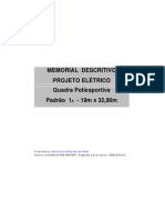 MEMORIAL DESCRITIVO - INSTALAÇÕES ELÉTRICAS - QUADRA POLIESPORTIVA.pdf