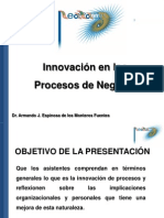 Presentación Innovación en los Procesos de Negocio (Guayaquil)