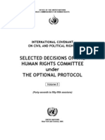 Selected Decisions of Human Rights Committee, Vol-5