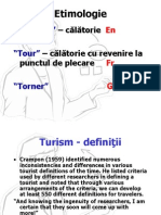 Turism - definiţii