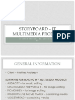 Storyboard For Final IT Multi-Media Product