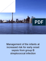 Management of The Infants at Increased Risk For