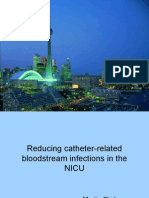 Reducing Catheter-Related Bloodstream Infections in The NICU