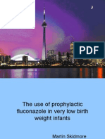 The Use of Prophylactic Fluconozole in Very Low