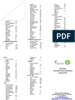 Daftar Kadar Kalium