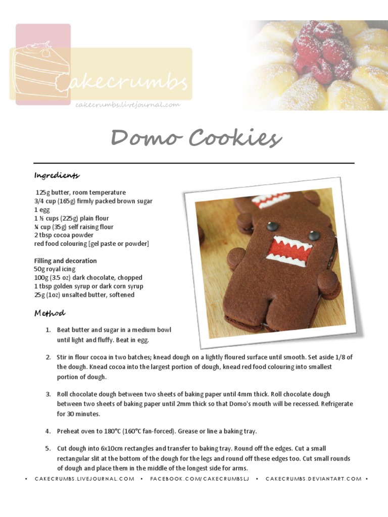 Domo Cookies PDF Dough Chocolate