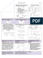 SCH4C Organic Chem Test Cheat Sheet