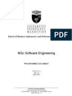 MSc Software Engineering v2