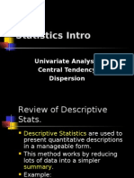 Intro to Stats