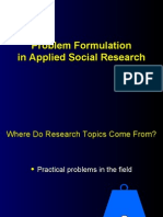 Problem Formulation