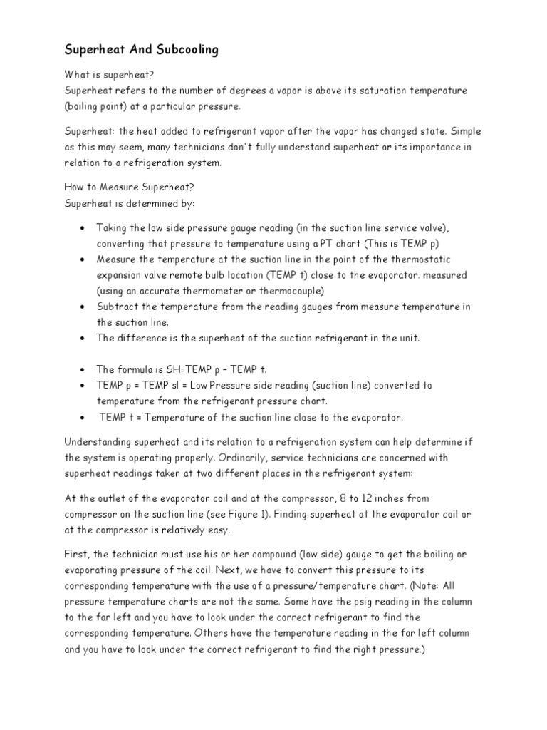 How to Measure Superheat and subcooling Air Conditioning Refrigeration