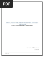 Download Stress levels of employees in BPO industrydoc by Kaushik Iyer SN141914169 doc pdf