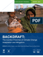 Backdraft: The Conflict Potential of Climate Change Adaptation and Mitigation