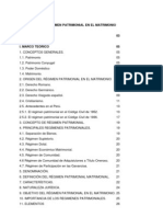 Regimen Patrimonial Del Matrimonio - Doctorado Usmp