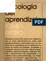 Ruben Ardila - Psicologia Del Aprendizaje