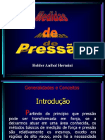 Medição de pressão com manômetros