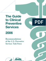 Pocket Guide to Clinical Preventive Services, 2006