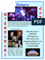 Contemporary Jazz Concert June 1 - Dotsero With Special Guest FluteDaddy