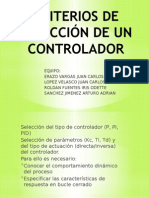 Criterios de Selección de Un Controlador