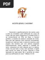 Aceitei Jesus, e Agora