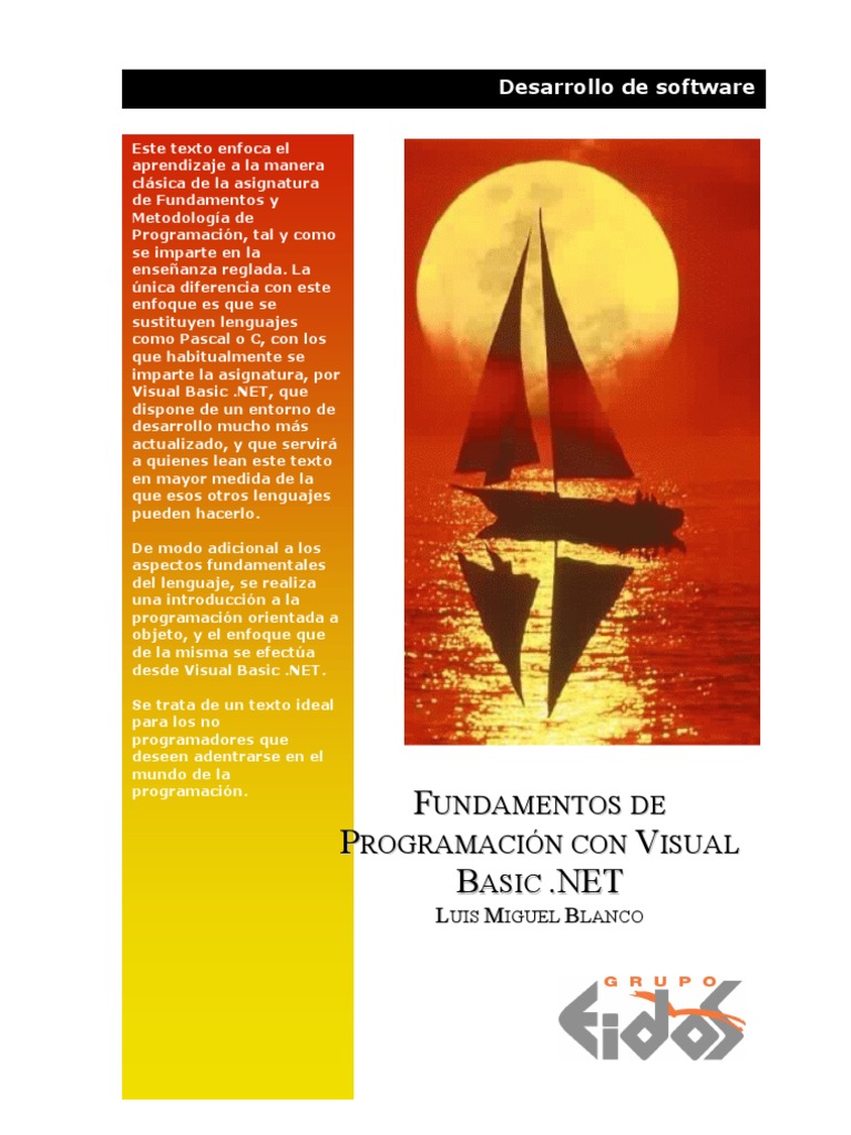 Fundamentos de Programacion Con Visual Basic Net | PDF | .NET Framework ...