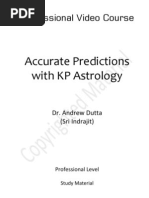 Download KP Astrology Learning Video Course Material Professional by Andrew Dutta SN141946819 doc pdf