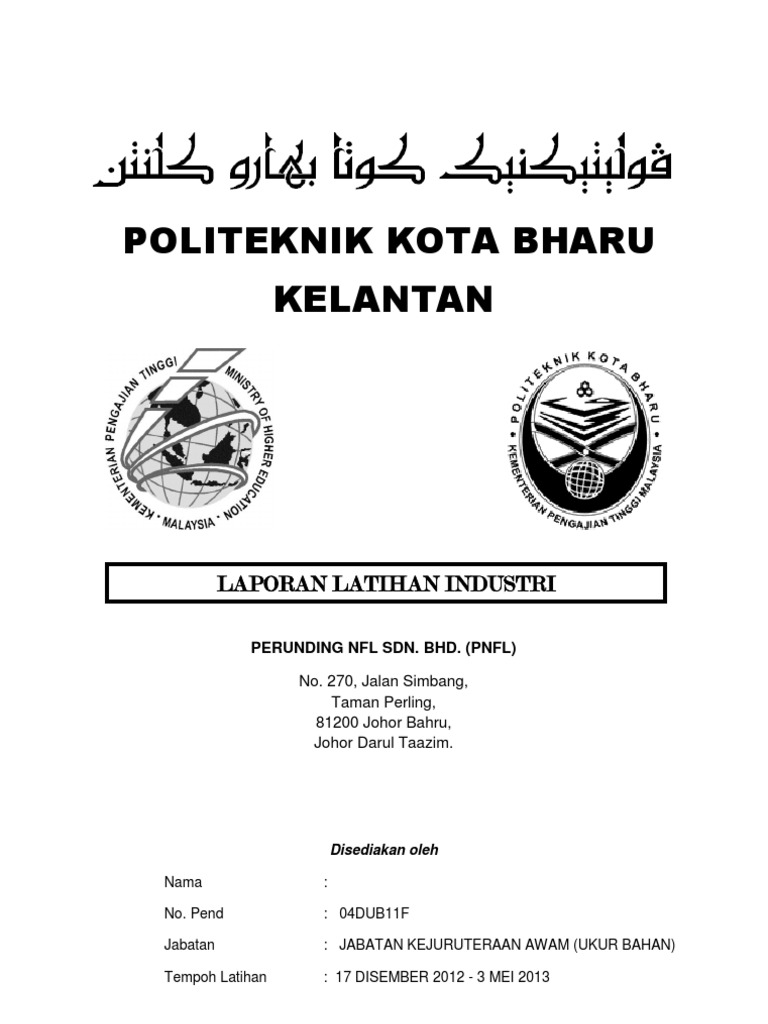 Report Latihan Industri Politeknik