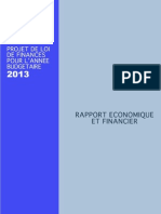 Projet de Loi de Finance 2013