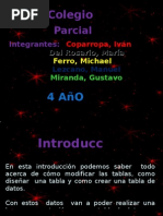 Download Parcial 4 Modificar tablas de Datos   by 4-C Carolina Chanis SN14196180 doc pdf