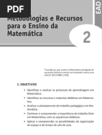 Didática - Metodologia para Recurso do ensino da matemática - U2