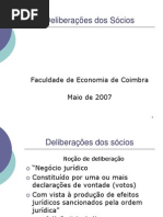 Deliberacoes Dos Socios