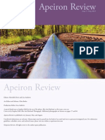 Apeiron Review Issue 3: May 2013