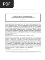 Espaço Público e Acessibilidade Notas para uma abordagem geográfica