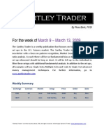 Gartley Trader Newsletter 03/09/09