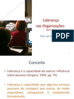 Aula 13 Lideranca Nas Organizacoes