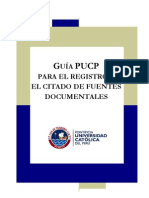 Registro Citado de Fuentes Doc2009 PUCP