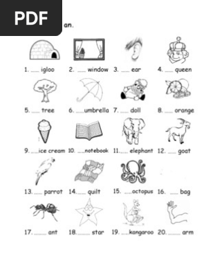 Islcollective Worksheets Beginner Prea1 Elementary School Reading Articles Worksheet A An cdb2a Pdf