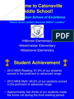 Grade 5 Parent Info Night Presentation 2013