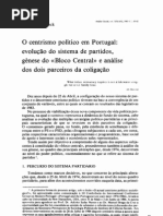 evolução do sistema de partidos em Portugal
