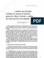evolução do sistema de partidos em Portugal