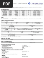 Belden 8760 Data Sheet PDF