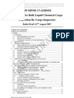 API Procedure For Inspection of Chemical Cargo by Inspectors