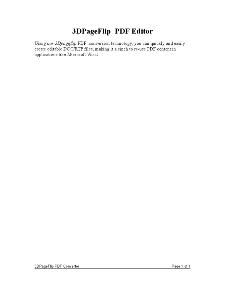 Easy PDF to DOC Conversion | PDF | Computers | Technology & Engineering